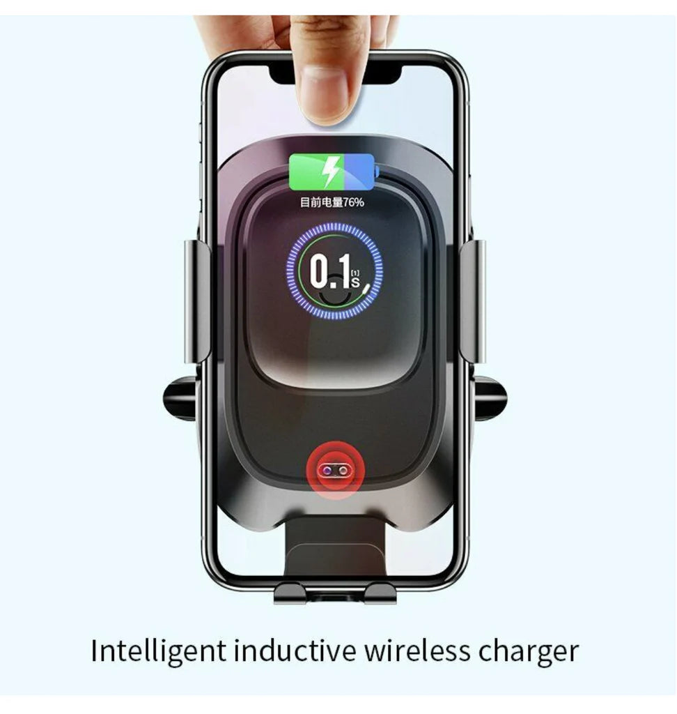 BASEUS 10W WIRELESS CAR CHARGER VENT MOUNT WITH IR SENSOR